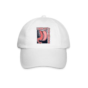 Mon estomac Bypass gastrique bariatrique me manque - Casquette classique - blanc/blanc - Devant