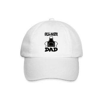 Grillmaster Dad BBQ Grill Grill Grill Barbecue Fumoir - Casquette classique - blanc/blanc - Devant