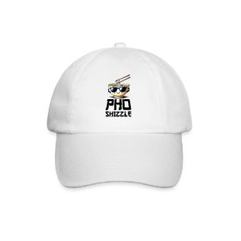 Pho Shizzle Pho sicher liebe vietnamesisches Essen - Baseballkappe - Weiß/Weiß - Vorne