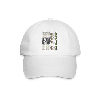 Edition limitée depuis 1973 Anniversaire Millésime 1973 - Casquette classique - blanc/blanc - Devant