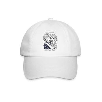 SCHWESTERN LAUGH CRY SISTERS TIME - Baseballkappe - Weiß/Weiß - Vorne