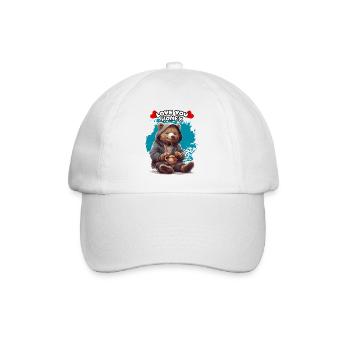 JE T’AIME CHÉRIE. Ours, Chérie, Ambigu, Humour, Fun - Casquette classique - blanc/blanc - Devant