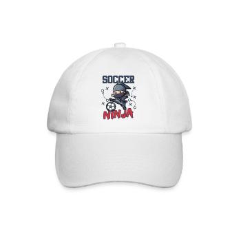 Soccer Ninja - Baseball Cap - white/white - Front