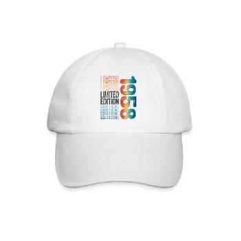 Limited Edition Since 1958 Birthday Vintage 1958 - Baseball Cap - white/white - Front