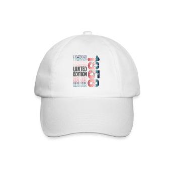 Limited Edition Since 1958 Birthday Vintage 1958 - Baseball Cap - white/white - Front
