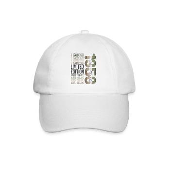 Limited Edition Since 1958 Birthday Vintage 1958 - Baseball Cap - white/white - Front