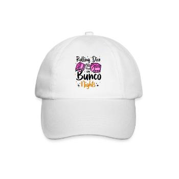 Bunco Squad Bunco Dice Bunco Game Night - Baseball Cap - white/white - Front