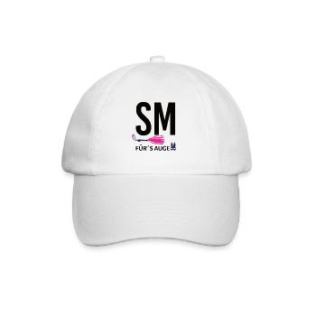 Sarcasm for the Eyes Funny Saying Shirt - Baseball Cap - white/white - Front