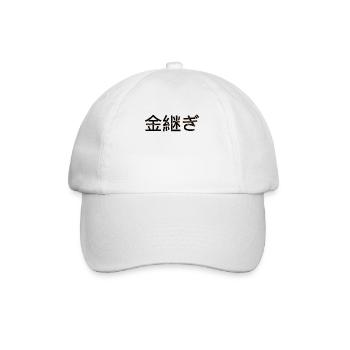 Kintsugi Kintsukuroi Imperfect japan - Baseballkappe - Weiß/Weiß - Vorne