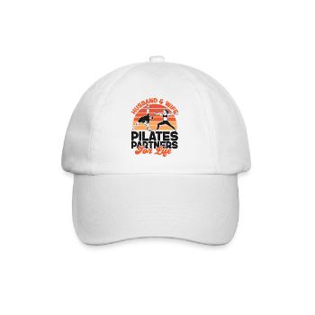 Pilates Instructor Teacher Husband - Baseball Cap - white/white - Front