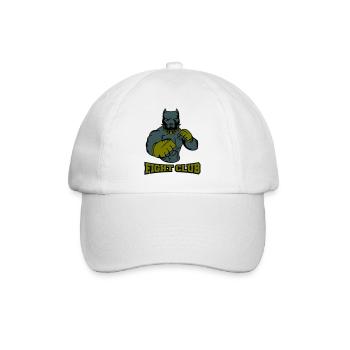 Dog Fighter Fight Club - Baseball Cap - white/white - Front