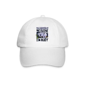 Laisse-moi tranquille, je suis occupé Koalabear Eucalyptus - Casquette classique - blanc/blanc - Devant