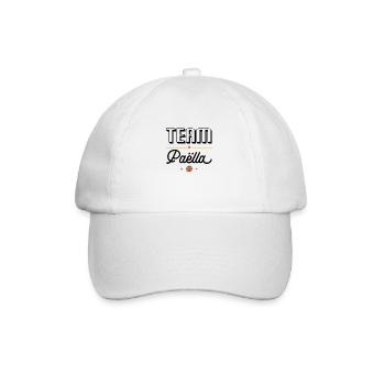 Team Paella - For Paella Eaters - Baseball Cap - white/white - Front