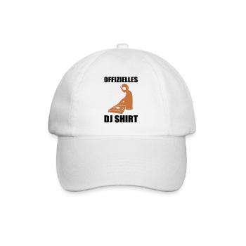 Official DJ Booth Mix Shirt Gift - Baseball Cap - white/white - Front