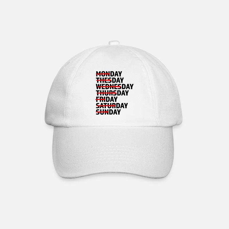 Every Day Day Day - Baseballkappe - Weiß/Weiß
