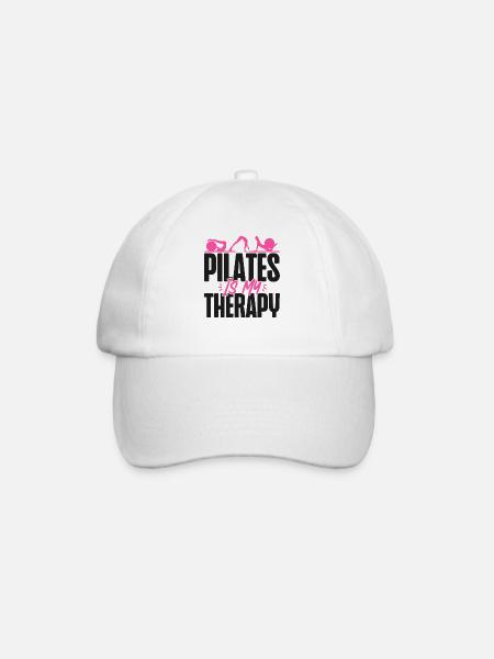 Pilates Instructor Teacher Pilates - Baseballkappe - Weiß/Weiß