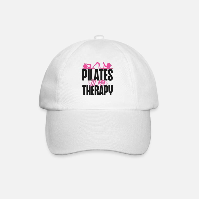 Pilates Instructor Teacher Pilates - Baseballkappe - Weiß/Weiß