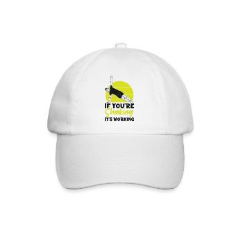 Instructeur de Pilates Professeur Retro - Casquette classique - blanc/blanc - Devant