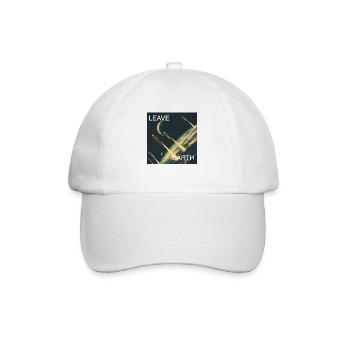 Affiche de Style rétro voyage dans l’espace « Quitter la Terre » - Casquette classique - blanc/blanc - Devant