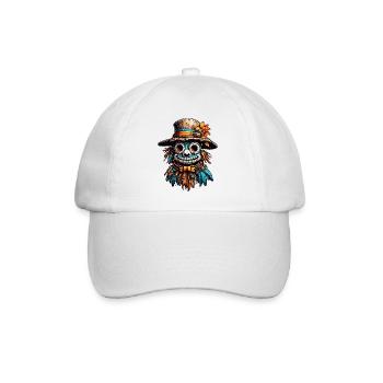 Scarecrow / Harvest Worker / Corn Field / Field - Baseball Cap - white/white - Front