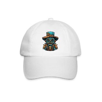 Scarecrow / Harvest Worker / Corn Field / Field - Baseball Cap - white/white - Front