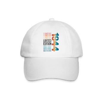 Edition limitée depuis 1944 Anniversaire Millésime 1944 - Casquette classique - blanc/blanc - Devant