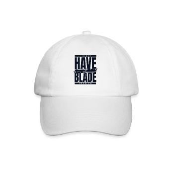 I Might Have Blade Problem Butcher Knife Knife - Baseball Cap - white/white - Front