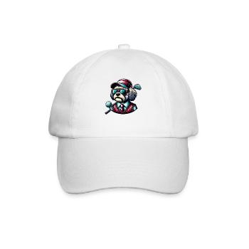 Bolonka Golfeurs Terrain de golf Propriétaires de chiens - Casquette classique - blanc/blanc - Devant
