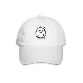 Hallo kleines lustiges, bezauberndes Monster - Baseballkappe - Weiß/Weiß - Vorne