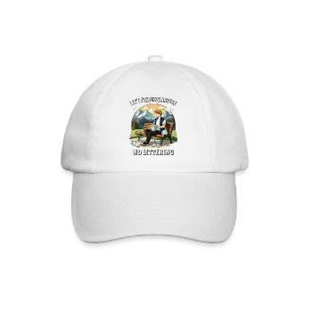 PRÉSERVEZ LA NATURE, PAS DE DÉCHETS - Casquette classique - blanc/blanc - Devant