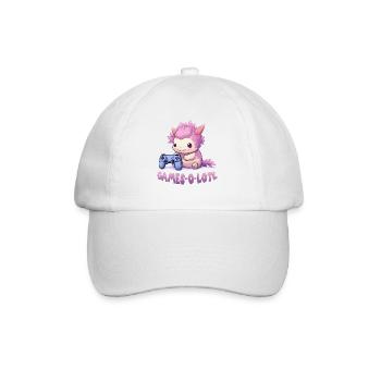 Kawaii Axolotl Gamer T | Anime Gamer T | Axolotl - Casquette classique - blanc/blanc - Devant