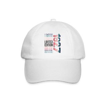 Limited Edition seit 1927 Geburtstag Vintage 1927 - Baseballkappe - Weiß/Weiß - Vorne