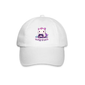 Kawaii Axolotl Gamer T | Anime Gamer T| Axolotl - Casquette classique - blanc/blanc - Devant