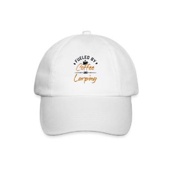 Fueled by Coffee and Larping LARPing Armor - Baseball Cap - white/white - Front
