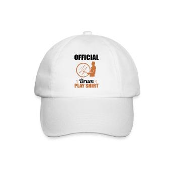 Chemise officielle de jeu de tenue de batteur - Casquette classique - blanc/blanc - Devant