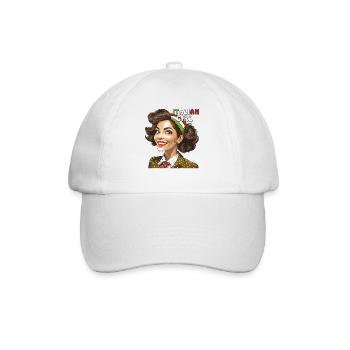 FEMME ITALIE FILLE ITALIENNE - Casquette classique - blanc/blanc - Devant