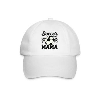 Football Maman Détresse Fête des Mères Maman - Casquette classique - blanc/blanc - Devant