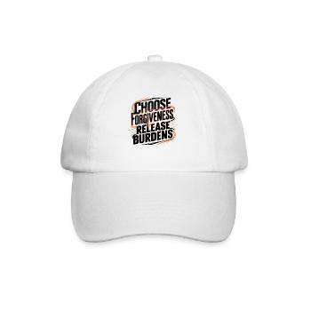 Choisissez le pardon libérer les fardeaux Art - Casquette classique - blanc/blanc - Devant