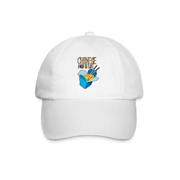 Chinese Food Is Life 4 - Baseball Cap - white/white - Front