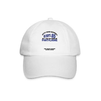 85th Birthday Man and Woman Guestbook - Baseball Cap - white/white - Front