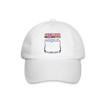 85th Birthday Man and Woman Guestbook - Baseball Cap - white/white - Front