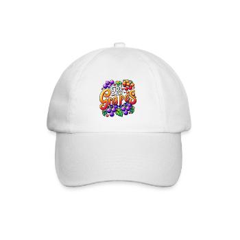 Got Any Grapes 4 - Baseball Cap - white/white - Front
