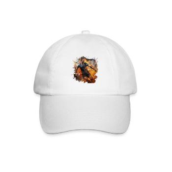 Joueurs de handball. Aquarelle. - Casquette classique - blanc/blanc - Devant