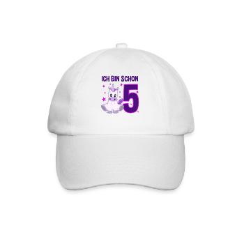Unicorn 5th Birthday Star Festival - Baseball Cap - white/white - Front