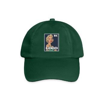 Nostalgic housewife: message of well-being - Baseball Cap - bottle green - Front