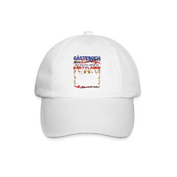 85th Birthday Man and Woman Guestbook - Baseball Cap - white/white - Front