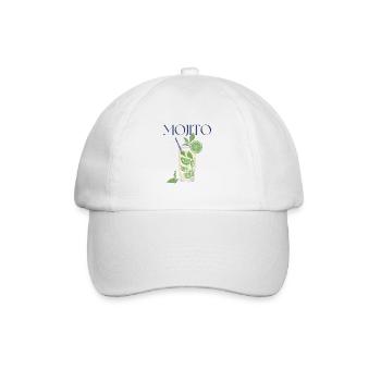Mojito, boisson del'été - Casquette classique - blanc/blanc - Devant