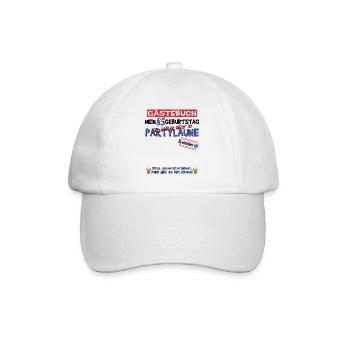 85th Birthday Man and Woman Guestbook - Baseball Cap - white/white - Front