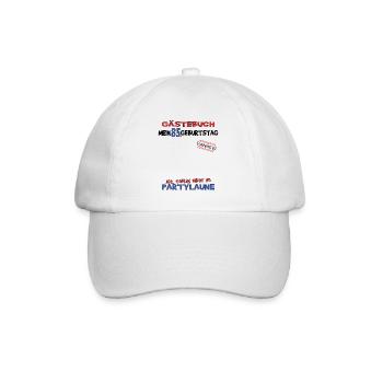 85th Birthday Man and Woman Guestbook - Baseball Cap - white/white - Front