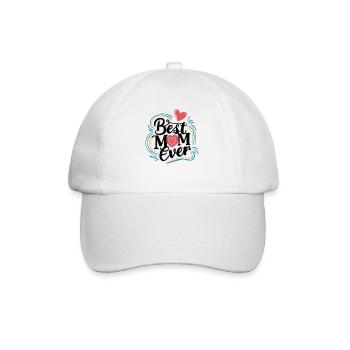 Best Mom Forever - Cadeau de fête des mères - Casquette classique - blanc/blanc - Devant